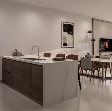 apartamentos - Proyecto en venta Punta Cana #24-395 dos dormitorios, balcón, BBQ, piscina, Gym
 1