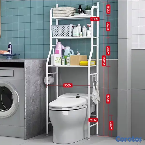 decoración y accesorios - Estante Ovalado Para Inodoro 2