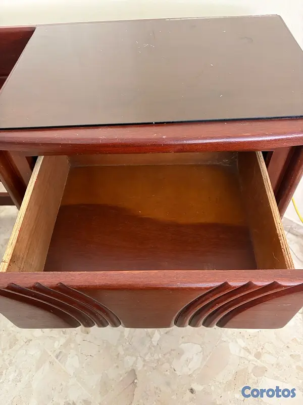 muebles y colchones - gavetero de caoba  7