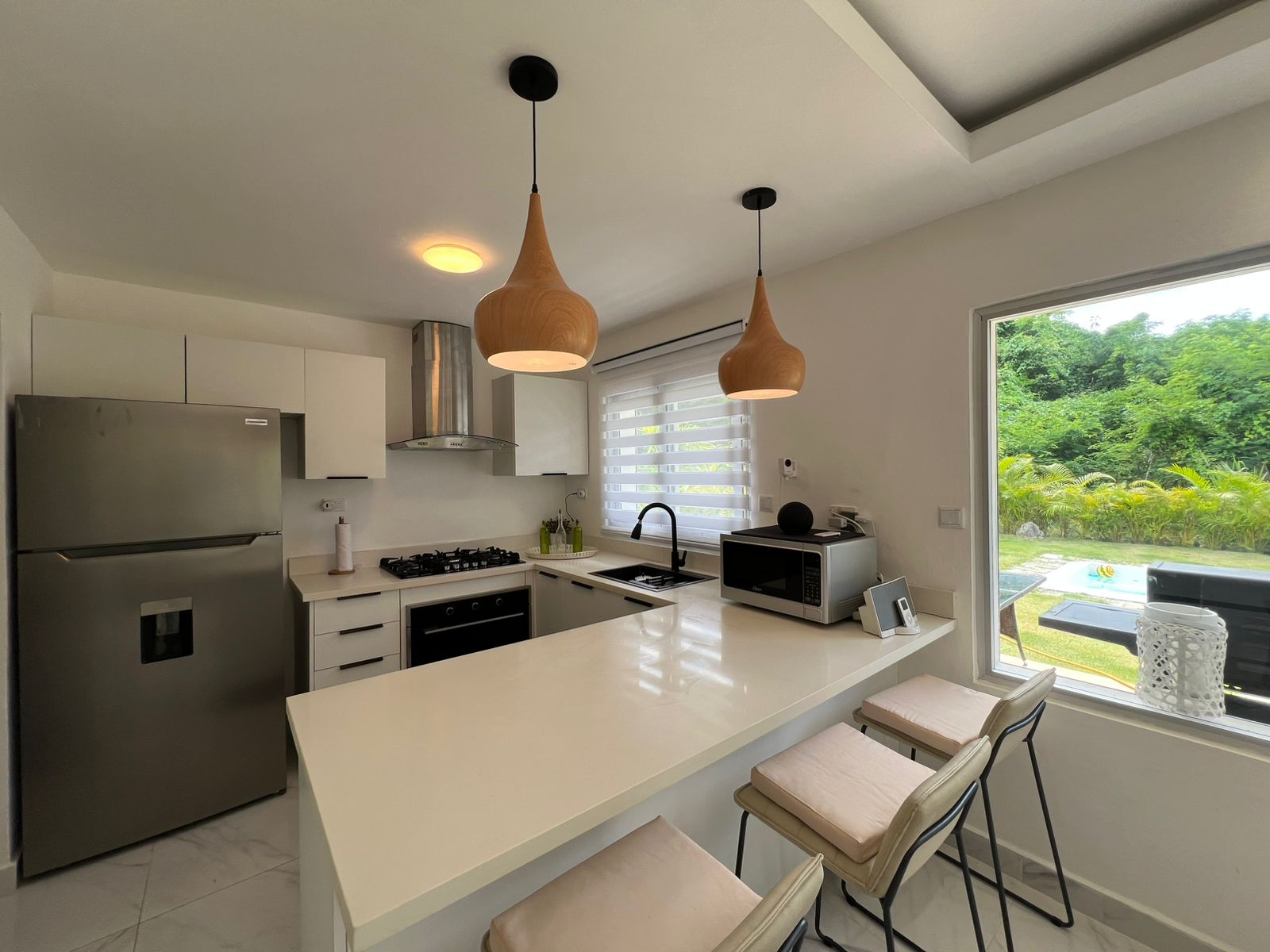 casas vacacionales y villas - Villa Duplex en Playa Nueva Romana de 2 hab 7
