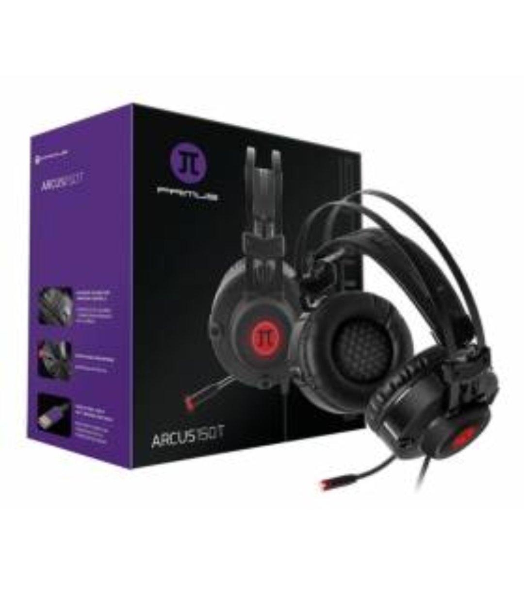computadoras y laptops - AUDIFONO CON MICROFONO PRIMUS ARCUS 150T, GAMING, SONIDO 7.1, BANDA AJUSTABLE  0