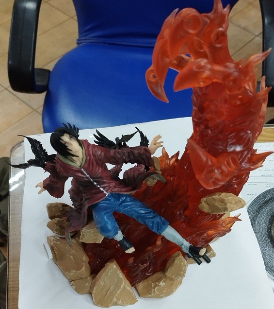 hobby y coleccion - ESCULTURA COLECCIONABLE DE ITACHI UCHIHA (NARUTO) 0