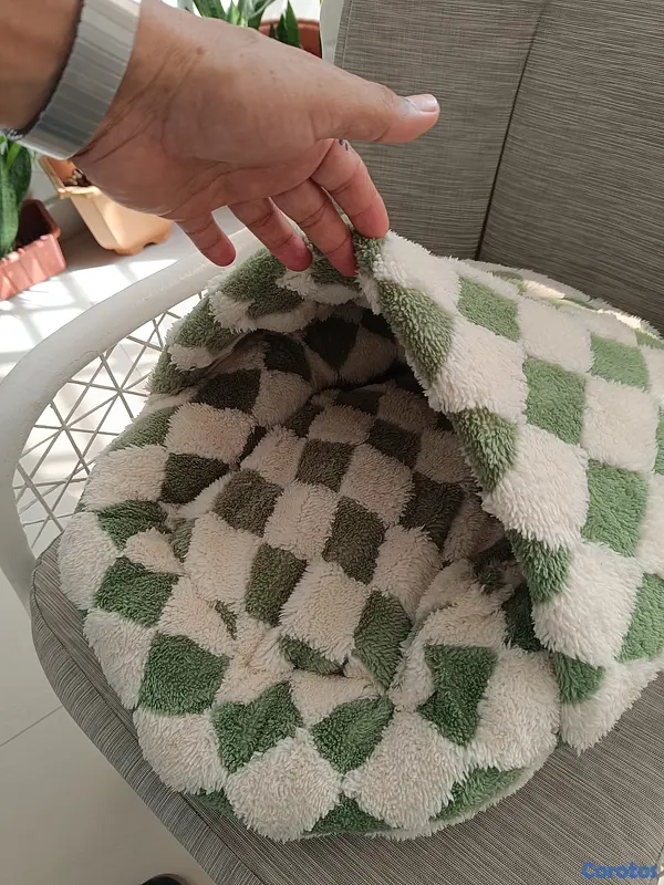 animales y mascotas - cama para perros y gatos semi cerrada 4