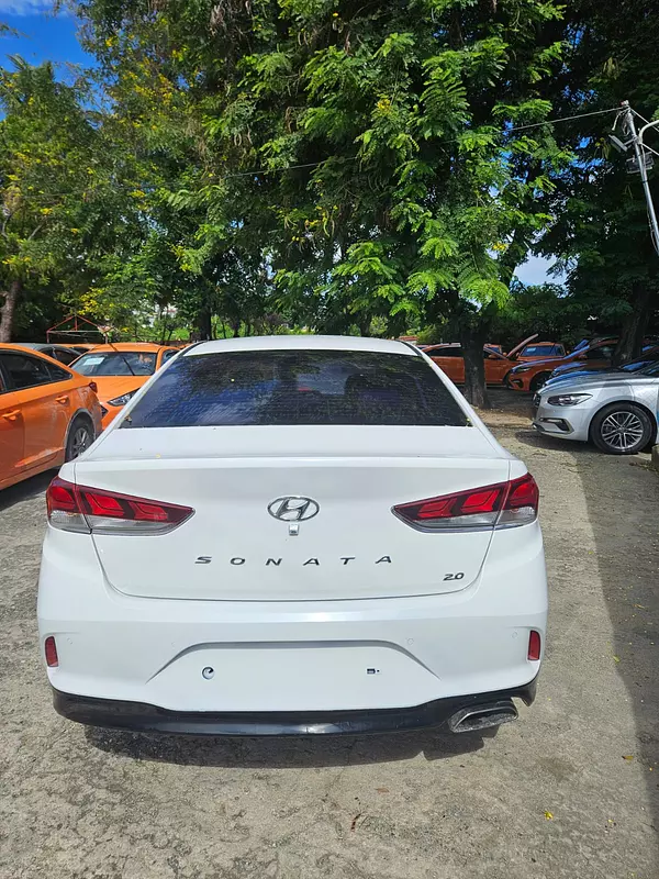 carros - HYUNDAI SONATA 2018 BLANCO GASOLINA 5