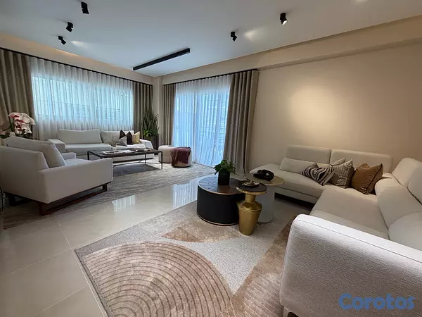 apartamentos - vendo los cacicazgos con o sin muebles tres habitaciones con baño dos parqueos  10