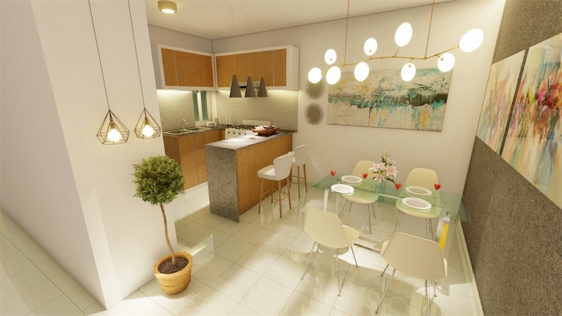 apartamentos - RESIDENCIAL ALTOS DEL GURABO - GURABO, SANTIAGO DE LOS CABALLEROS. 1