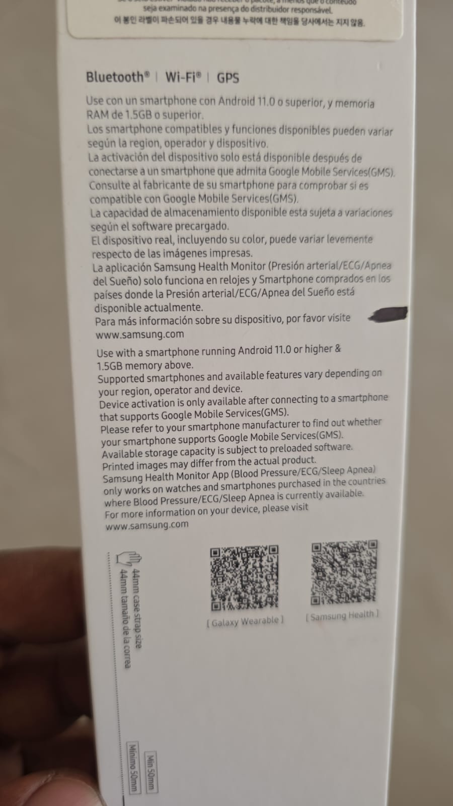 otros electronicos - Samsung Watch 7 44mm 4