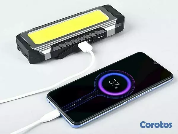 otros electronicos - Power bank con linterna, destapador e iman 4