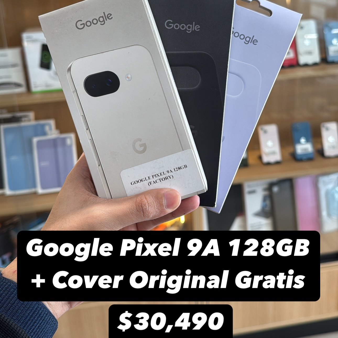 celulares y tabletas - Google Pixel 9A 128GB FACTORY + Cover Original Gratis  0