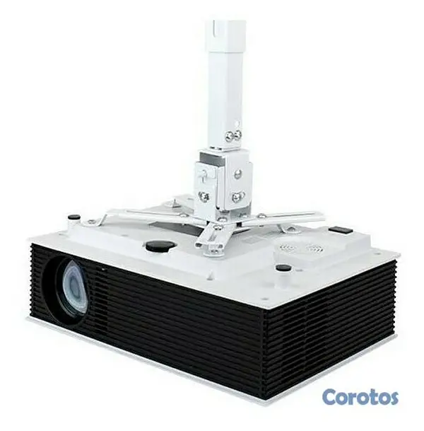 computadoras y laptops - SOPORTE BASE PARA PROYECTOR KLIPX BLANCA DE TECHO  2
