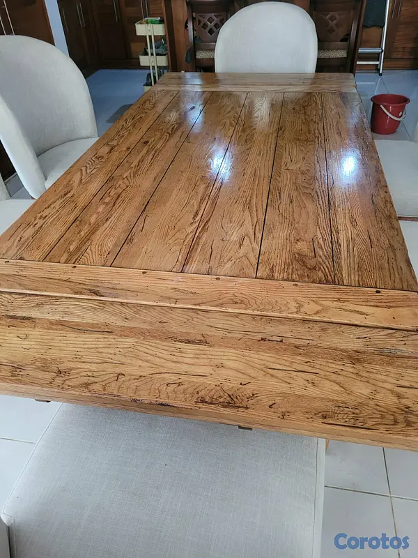 muebles y colchones - Comedor de 6 sillas, moderno 7