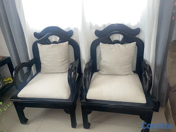 muebles y colchones - juego de muebles caoba  3