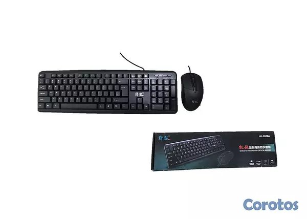 accesorios para electronica - Mouse y teclado USB LH-2020.
 2