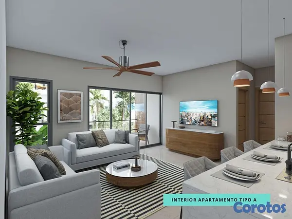 apartamentos - PROYECTO DE APARTAMENTO PUNTA CANA  8