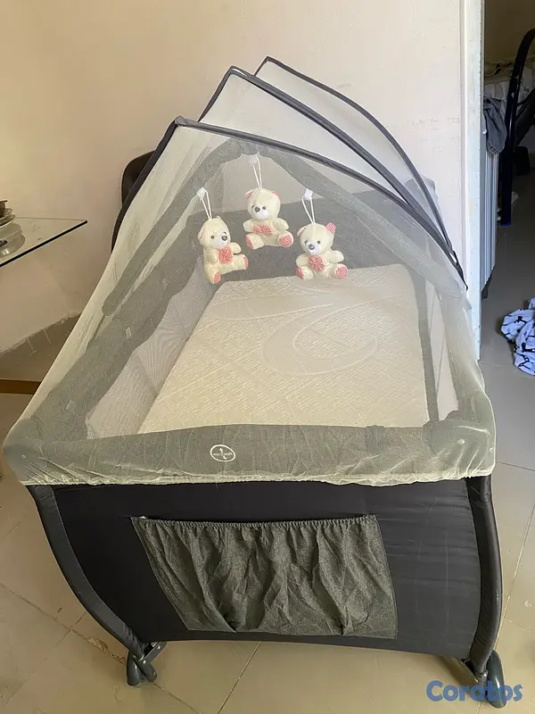 coches y sillas - corral con un mes de uso. 9