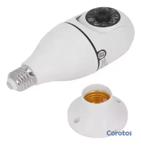 camaras y audio - Camara Bombillo Wifi 360 Grados Sensor De Movimien 2