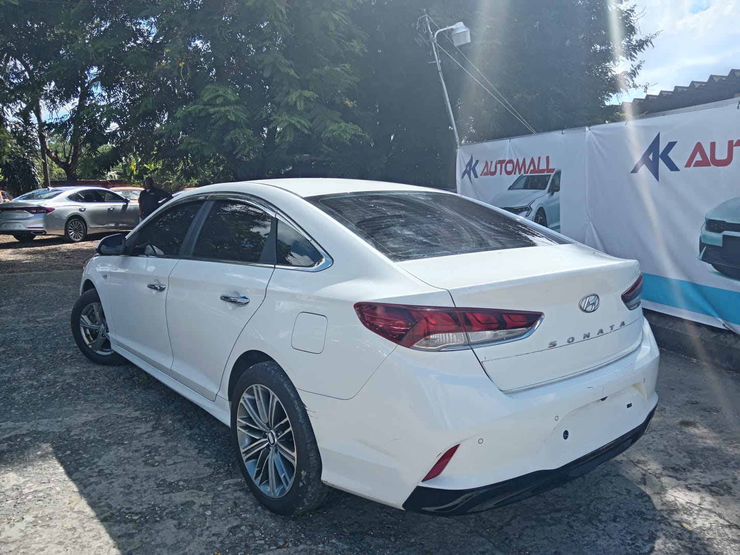 carros - HYUNDAI SONATA NEW RISE 2019 BLANCO 3