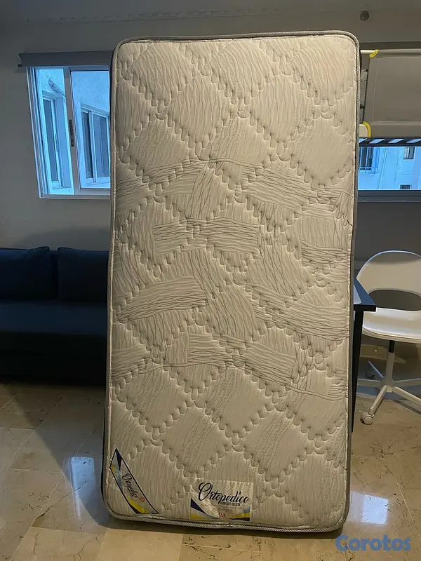 muebles y colchones - Colchón Twin semi ortopédico, como nuevo. 11
