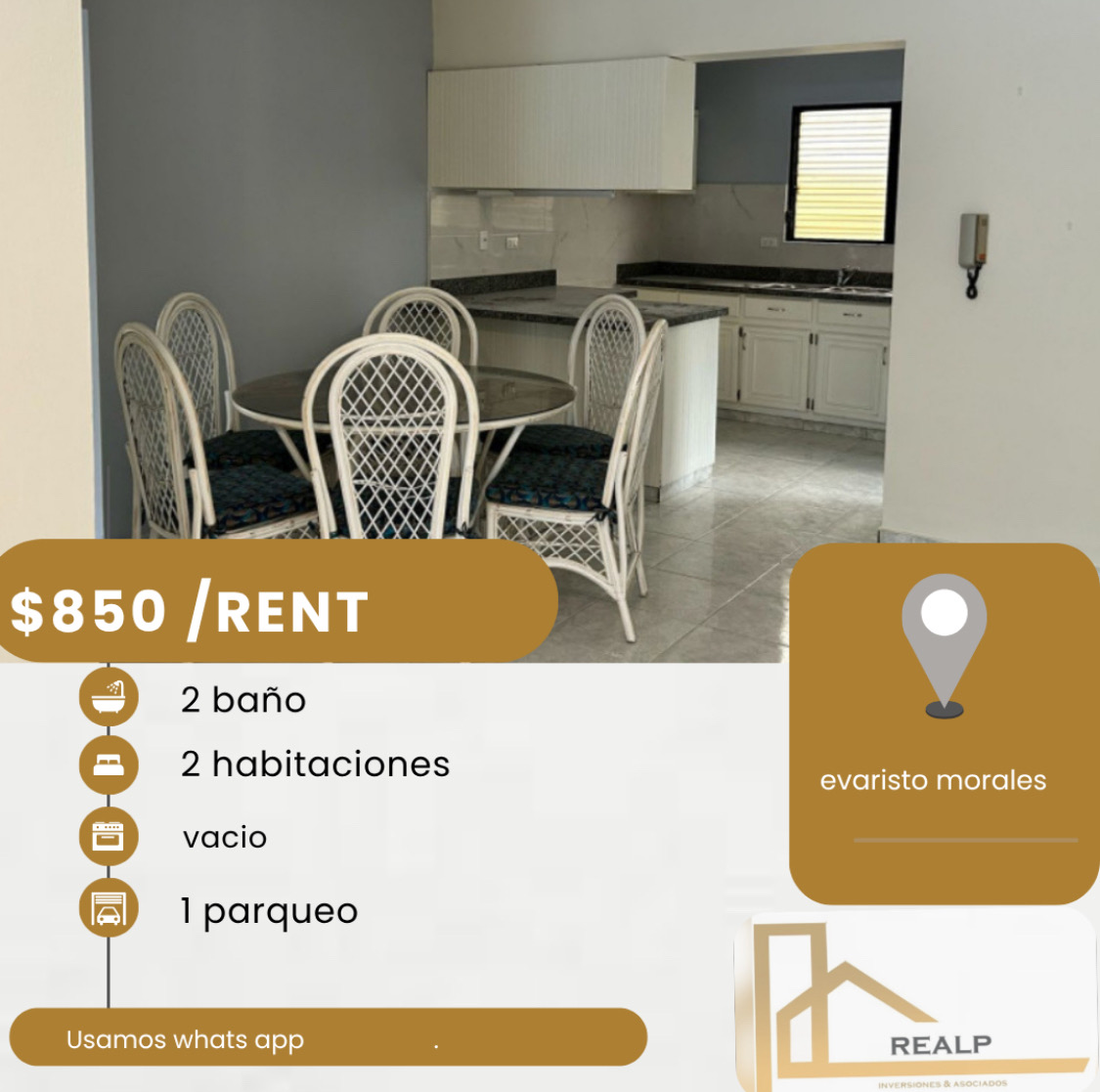 apartamentos - hermoso apartamento en el Evaristo morales  0