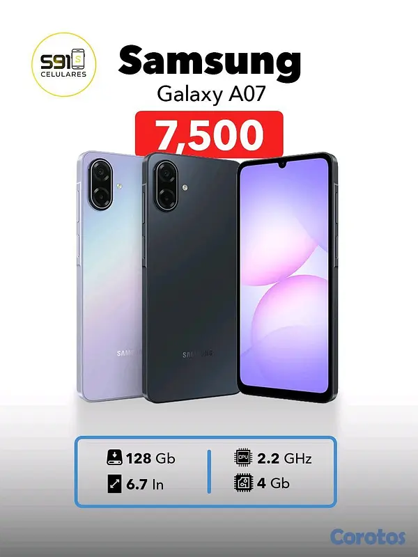 celulares y tabletas - SAMSUNG GALAXY A07  2