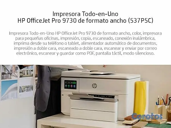 impresoras y scanners - MULTIFUNCION  HP OFFICEJET 9730 IMPRESION 11X 17 2