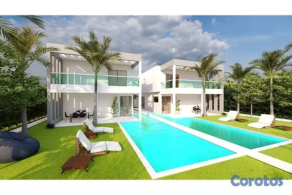 casas - 🏡 Villa con piscina en Las Terrenas cerca de Playa Punta Popi 1