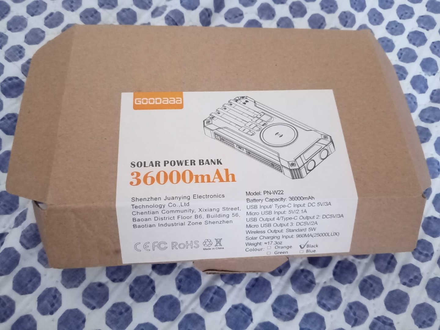 accesorios para electronica - GOODaaa Cargador de batería inalámbrico 36000mAh 1