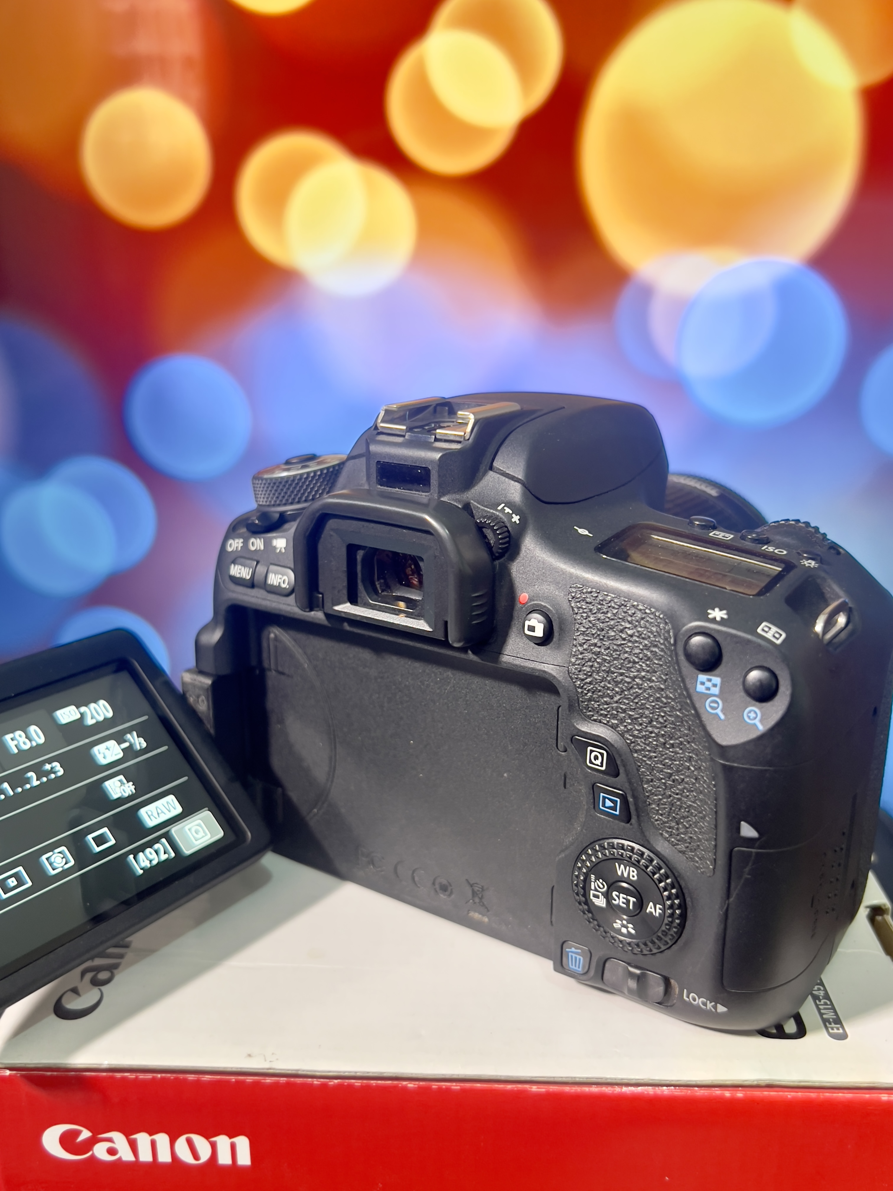 camaras y audio - Camara Canon T6s Como Nueva Recién Importada 5
