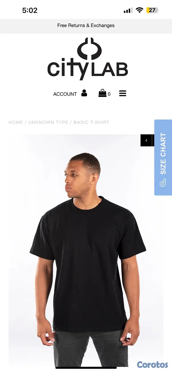 ropa para hombre - vente de t- shirt city lab x Mayor y detalle  2