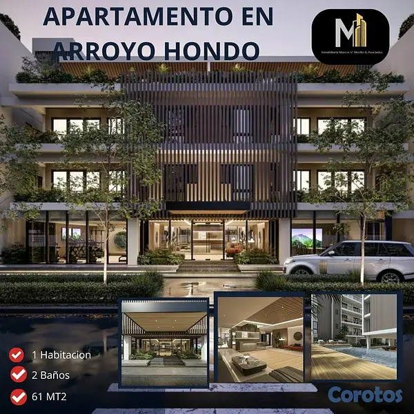 apartamentos - Vendo apartamento en Residencial AL ARROYO HONDO 8