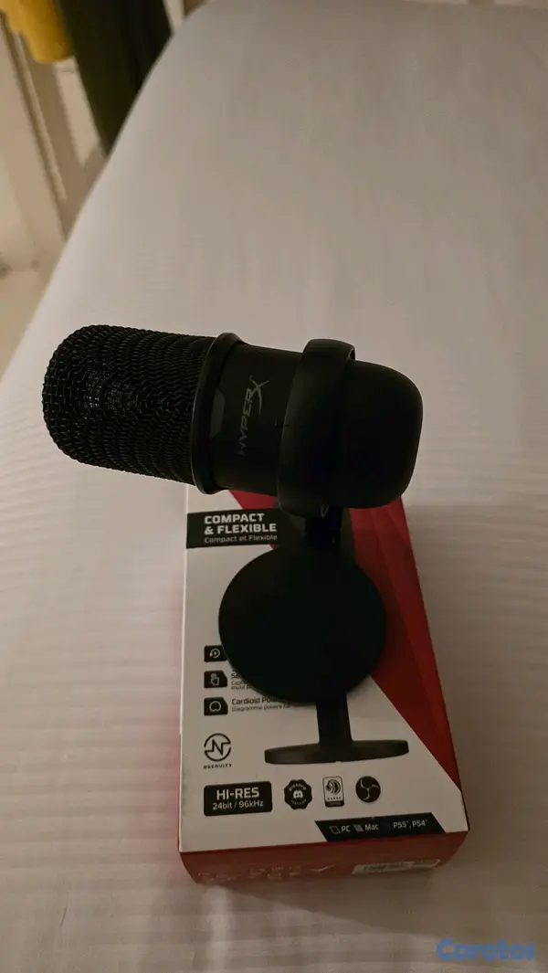 otros electronicos - Micrófono HyperX SoloCast USB Profesional + Caja 3