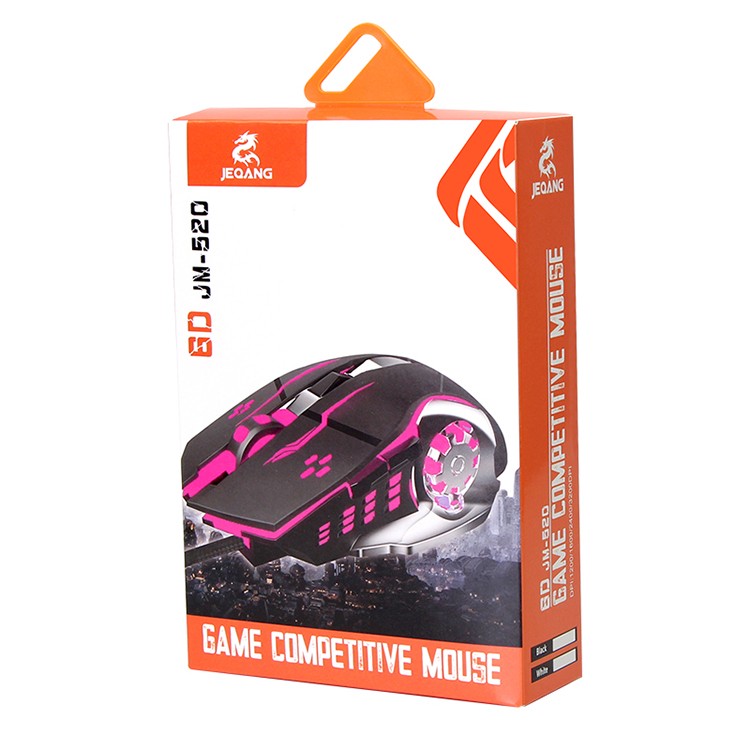 otros electronicos - Mouse Gaming JM - 520 RGB USB Luz Led Multicolor
 2