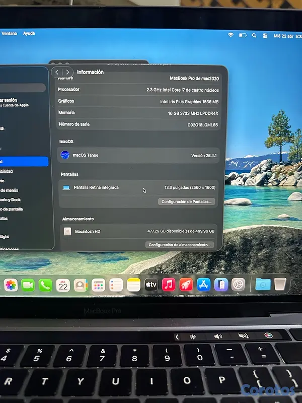 computadoras y laptops - MacBook Pro 2020 3