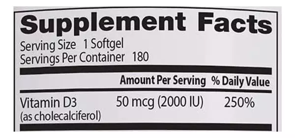 Salud y Equipamiento Médico - Vitamina D3 50mcg Doctor S Best 2