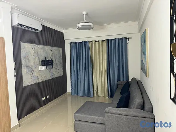apartamentos - Alquilo 3er nivel amueblado en El Cacique 3