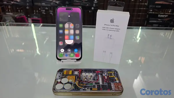 celulares y tabletas - iPhone 14 Pro Max 128GB Morado desbloqueado de fab 2