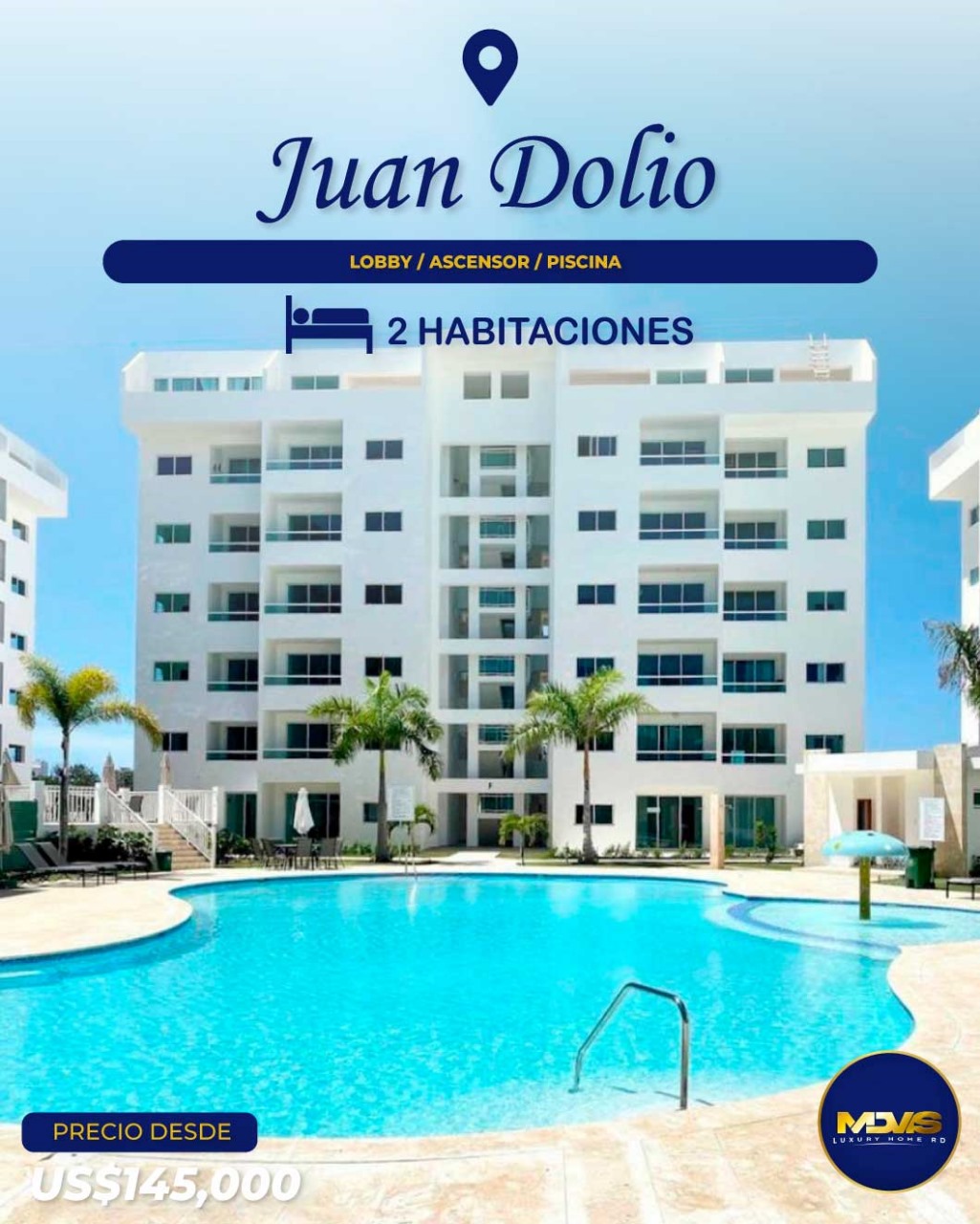 apartamentos - Se venden apartamentos con piscina en Juan Dolio
