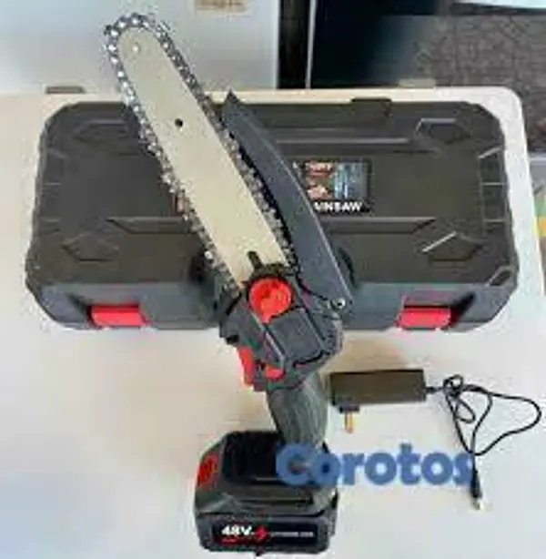 herramientas, jardines y exterior - Motosierra Eléctrica Recargable - Comodidad y Pote 3
