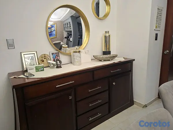 muebles y colchones - Credenza elegante en Caoba 2
