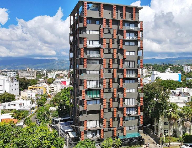 apartamentos - ESTUDIO AMUEBLADO CON PISCINA LA ESMERALDA SANTIAGO 0