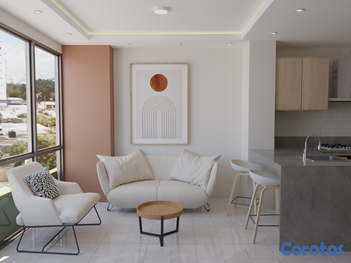 apartamentos - Proyecto en Renacimiento, 2hab, a Entregar 8