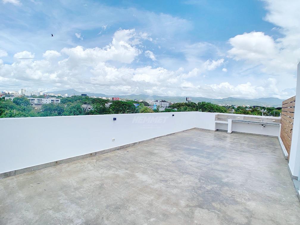 apartamentos - SEGUNDO NIVEL AREA ROOFTOP EL EMBRUJO II SANTIAGO 3