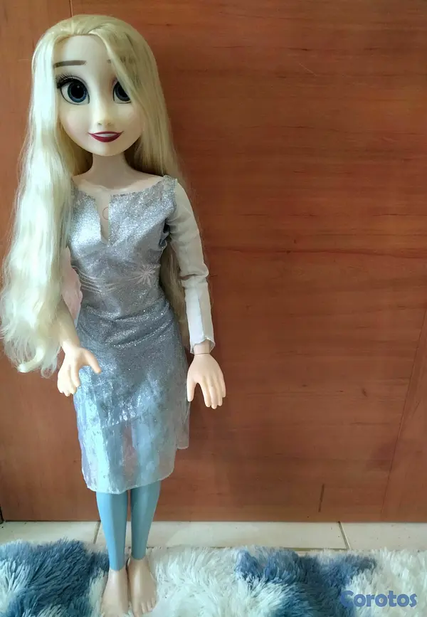 juguetes - muñeca Elsa gigante en condición de nueva que habla  3