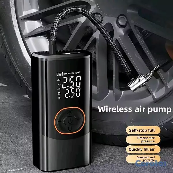 otros electronicos - 🚗💨 COMPRESOR DIGITAL INTELIGENTE PORTÁTIL  5