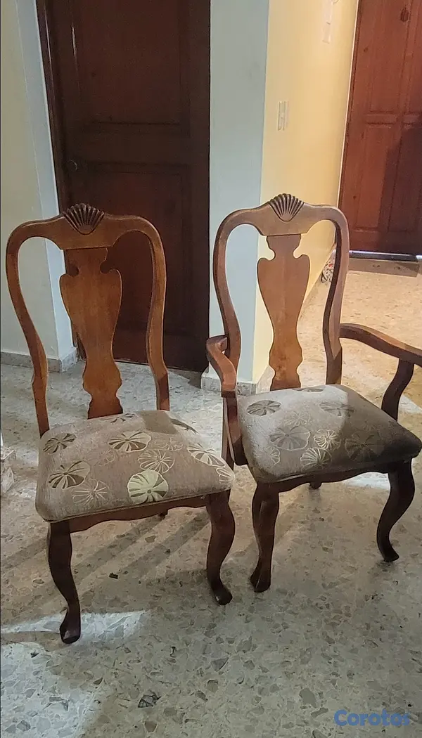 muebles y colchones - Comedor familiar de 6 sillas 4