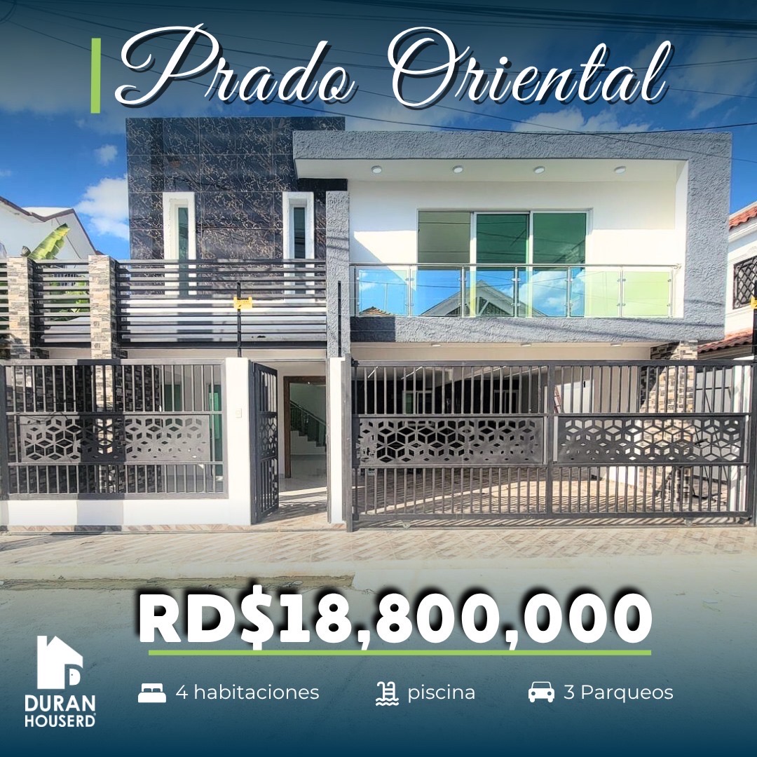 casas - venta de casa con piscina y 4 habitaciones en la autopista de san Isidro 