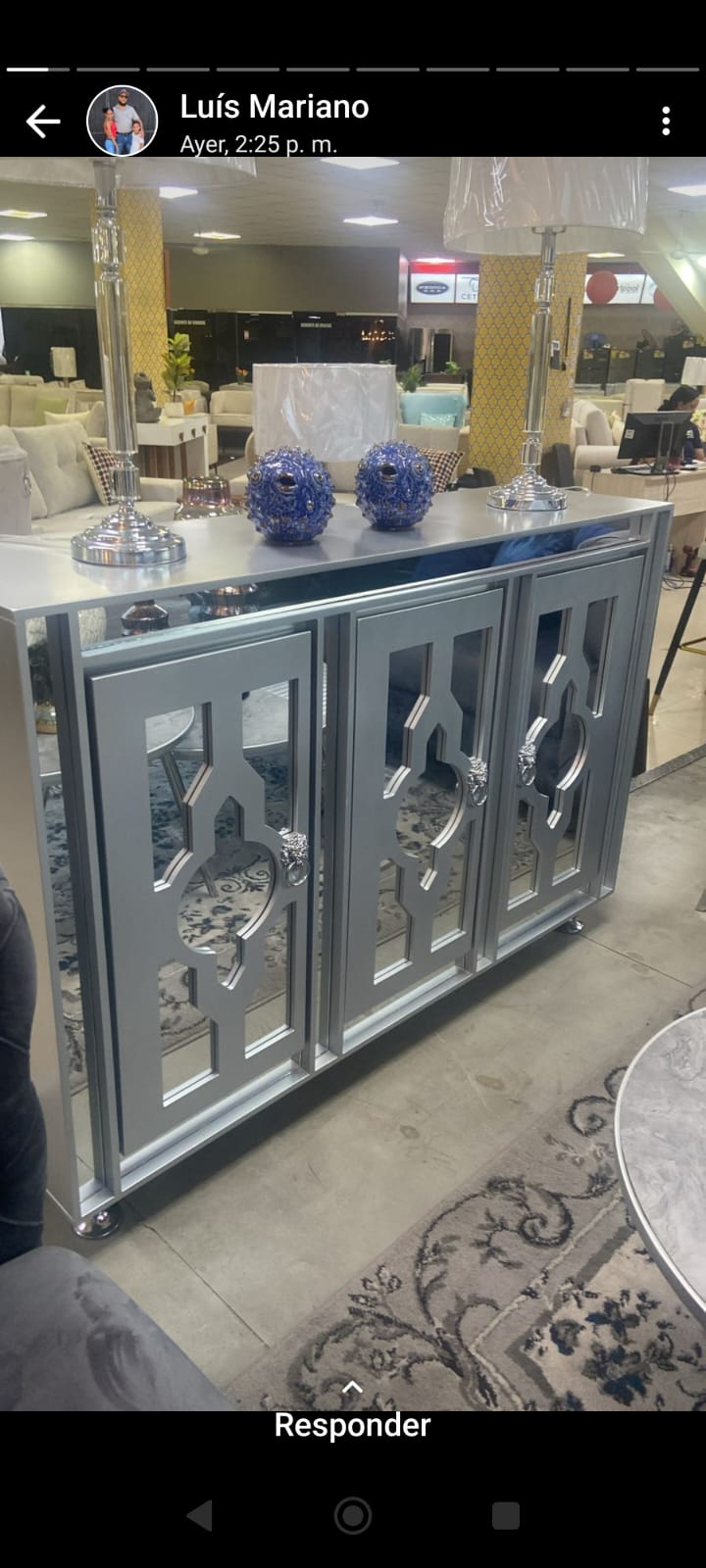 muebles y colchones - Mesa credenza moderna  1