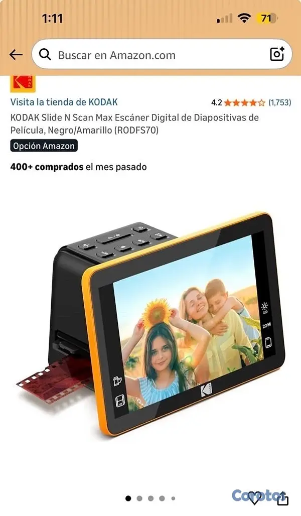 otros electronicos - escáner digital de negativos y diapositivas de películas. 2