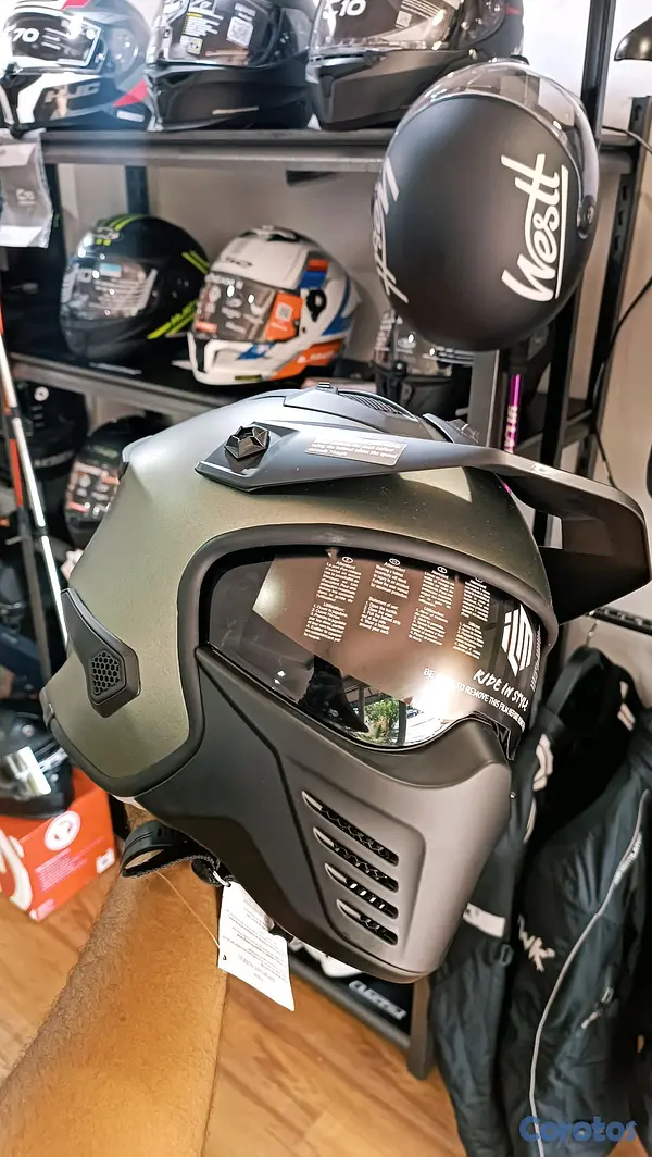accesorios para vehiculos - CASCO PARA MOTOCICLETA ADVENTURE  TIPO TRANSFORME CON CERTIFICACION DOT  NUEVOS 6
