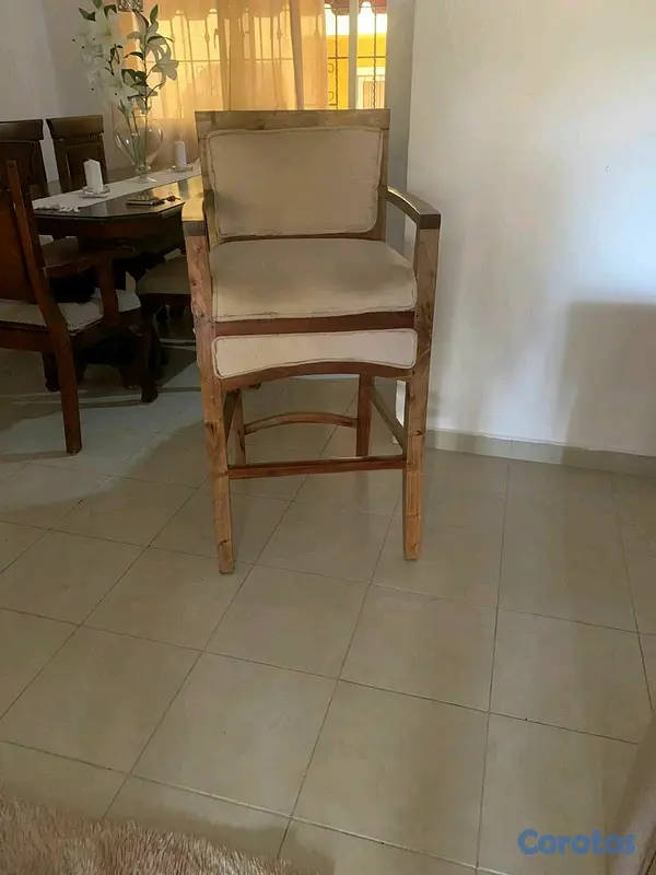 muebles y colchones - 2 sillas altas para desayunador( de ilumel) 2